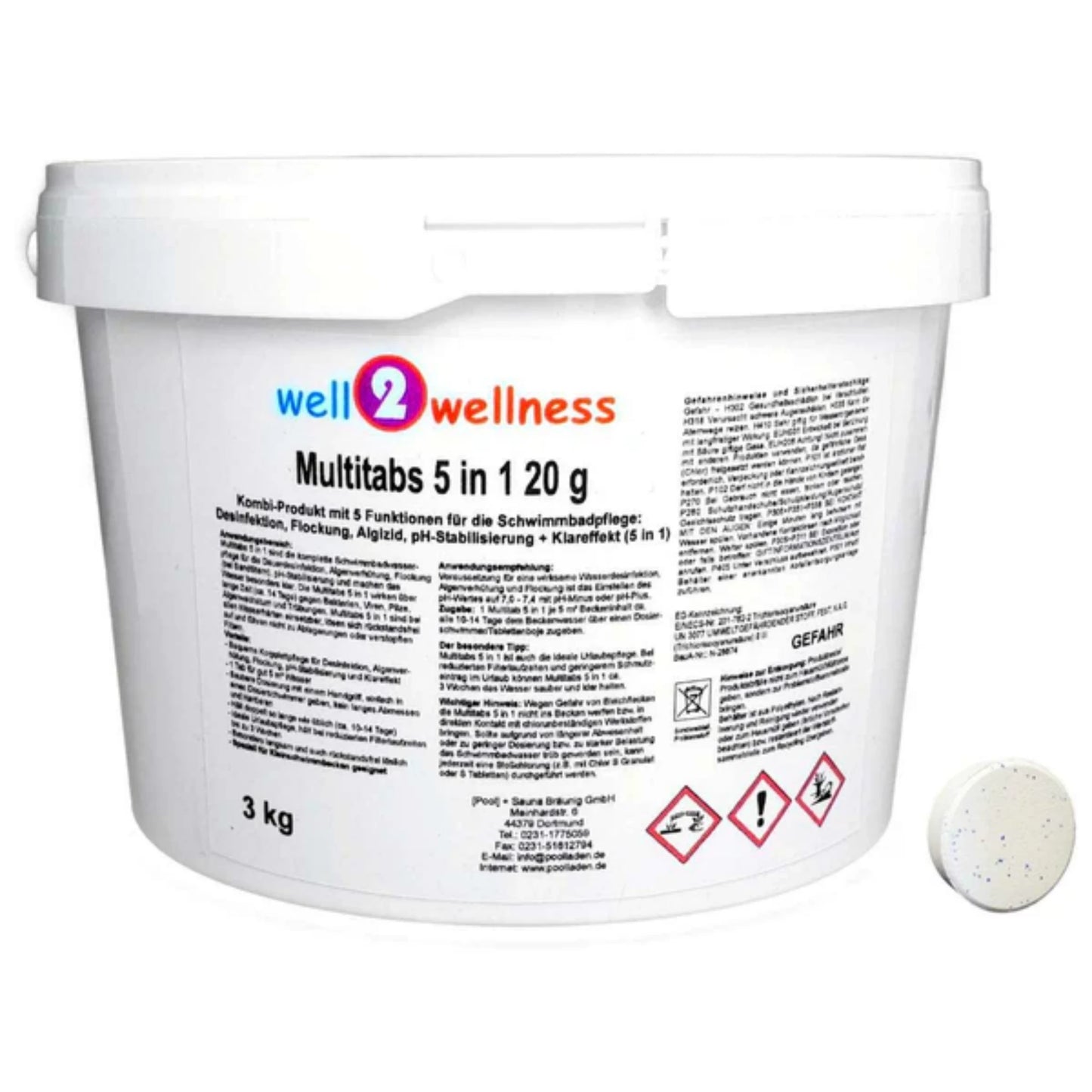 well2wellness® Multitabs 5in1 20g